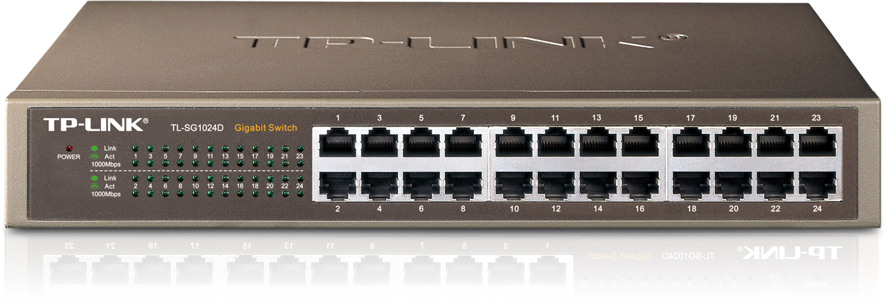 TP-LINK PURE-GIGABIT SWITCH TL-SG1024D, TP-LINK GIGABIT SWITCH TL-SG1024D, SWITCH TL-SG1024D